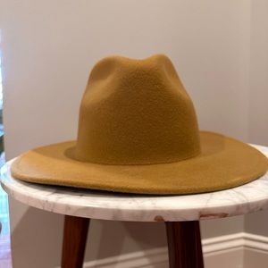 Gigi Pip Wes Fedora in Mustard